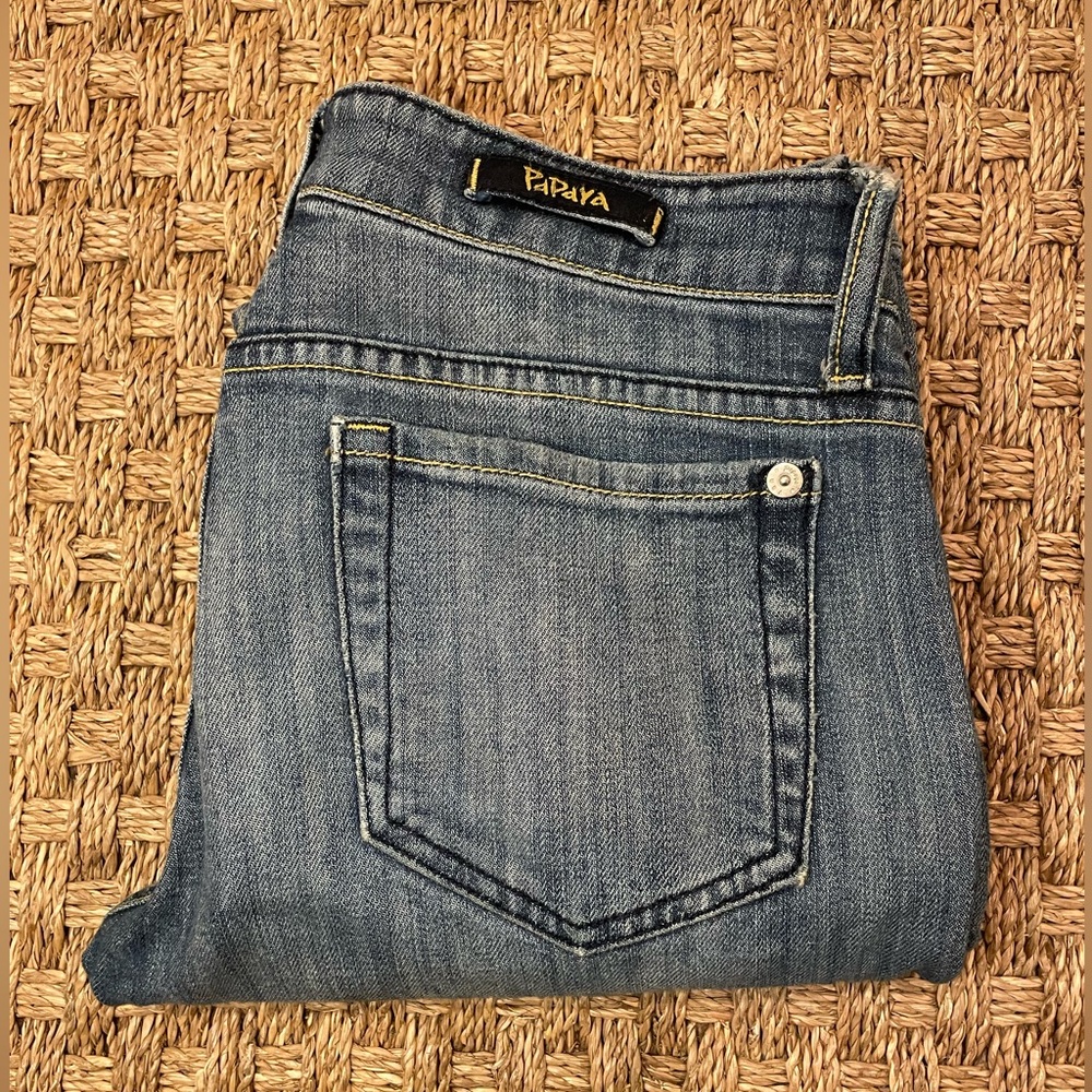 Papaya Women’s Boot Cut Low Rise Light Blue Jeans